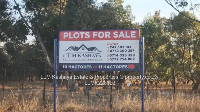 PLOTS FOR SALE in Ruwa. The plots have title deeds and traceable history. 